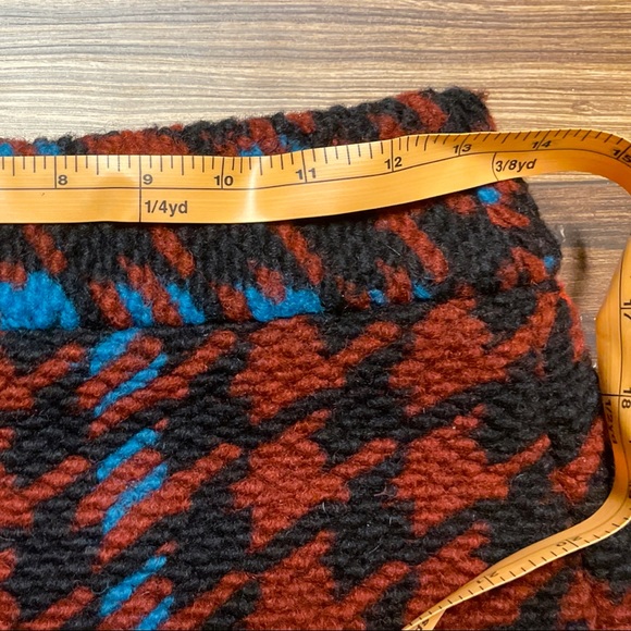 Topshop Houndstooth High Rise A-Line Wool Skirt, 4 - Picture 5 of 6